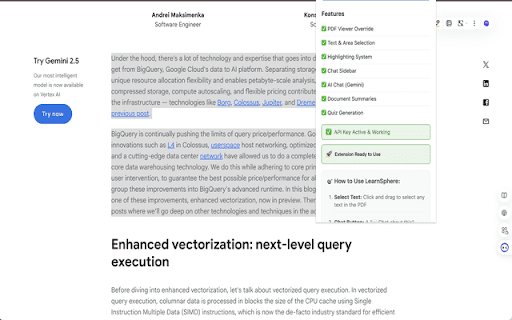 LearnSphere :: AI-Powered PDF Learning Assistant with Chat, Summary, and Quiz Generation
