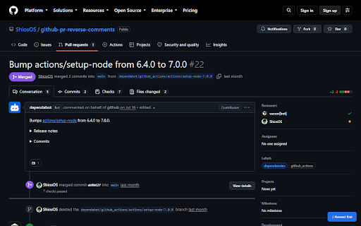 GitHub PR Reverse Comments :: Sort GitHub PR comments and commits in reverse chronological order (newest first), with a toggle.