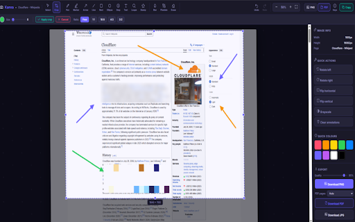 Kamra - Smart Screenshot :: Capture full-page screenshots, annotate them, and save as PDF.