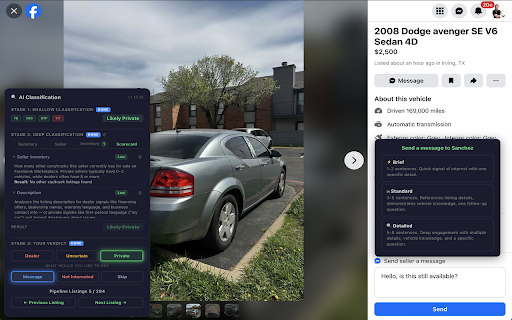DealerScout.ai :: DealerScout.ai uses advanced AI to help dealership buyers identify private seller listings on Facebook Marketplace.