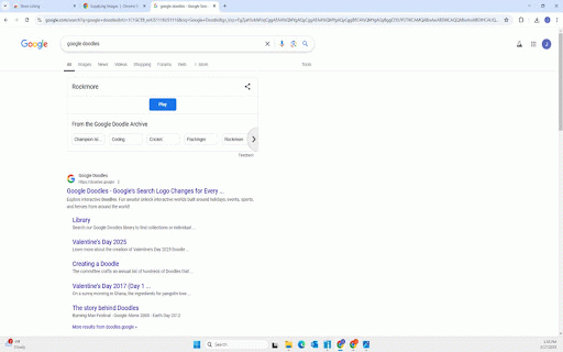 Doodle Blocker :: Blocks Google Doodle games from loading