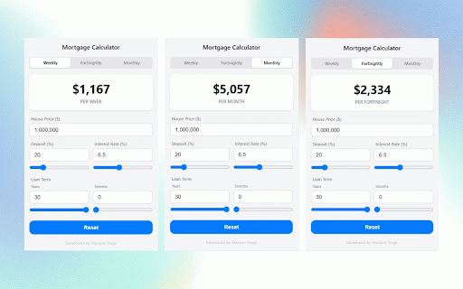 Mortgage Mate - NZ Property Calculator :: Instantly calculate mortgage repayments on Trade Me, Realestate.co.nz, and OneRoof.