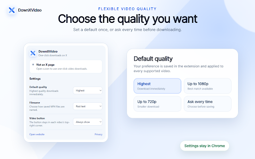 Twitter Video Downloader – DownXVideo :: Download Twitter/X videos, GIFs, and original images in one click. Choose quality, filenames, a subfolder, or where to save.