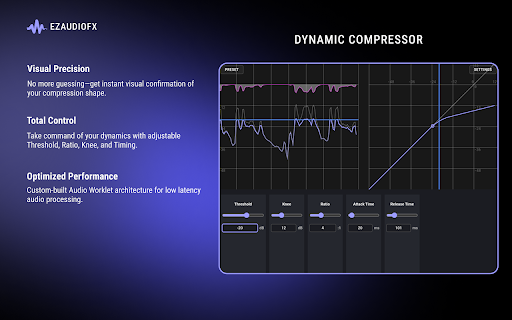 EZAudioFX: Easy & Powerful Audio Effect and Equalizer :: Control the sound of your favorite sites easily — once enabled, your settings persist.