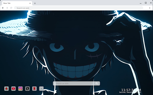 One Piece Luffy Dark Smile Live Wallpaper :: Transform your new tab with live HD wallpapers of Luffy's dark smile from One Piece, bringing adventure to your browser!