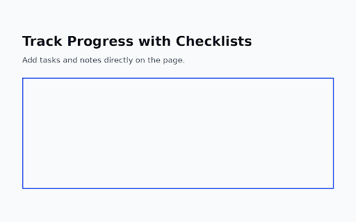 WhyDidISaveThis :: Remember why you saved a page and track what you've done.
