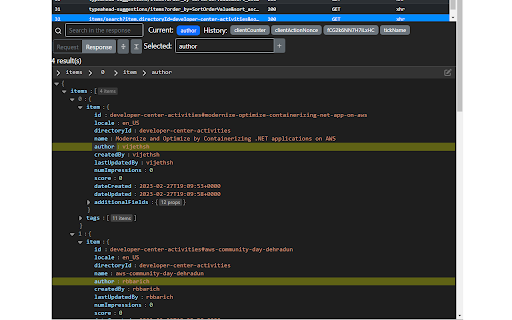 searchable-network :: A chrome extension primarily designed to help me and my team search in deep network payloads and responses