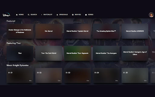 Disney+ Spoiler Duster :: Hides spoilers in Disney+ including titles, descriptions, cover art and thumbnails.