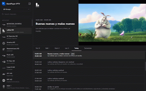 StamPlayer IPTV :: A video player for IPTV, M3U playlists, HLS, and DASH streams with EPG support.