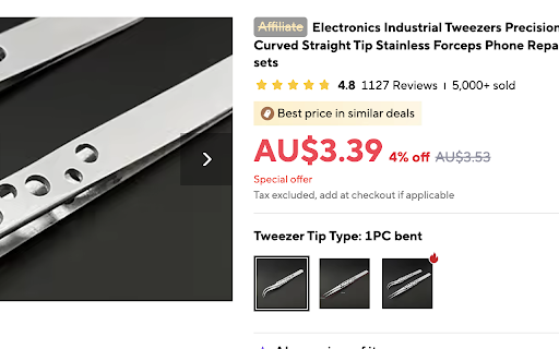 AliExpress Affiliate Item Checker :: Checks if AliExpress items are affiliate items