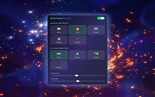 CursorAura - Cursor FX :: Add magical aura trails and satisfying click sounds to your cursor.