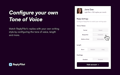 ReplyPilot :: Supercharge your LinkedIn reply-game.