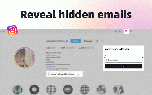 Instagram Email Finder for Instant Influencer Contact Info :: Connect with Instagram influencers fast using this free email finder—an easier alternative to Wednesday, Favikon and Kolr.