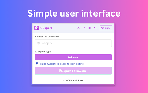 IGExport - Follower & Following Export for Ins :: Easily export your Instagram followers and following to CSV or Excel with IGExport.