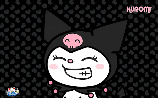 Sanrio Kuromi Big Grin Retro Live Wallpaper :: Transform your new tab with Sanrio Kuromi's Big Grin in vibrant HD, featuring retro charm and lively animations.