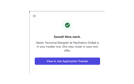 Apply Tracker :: Save job postings to Apply Tracker with one click