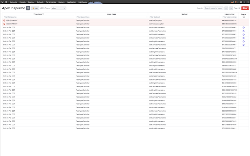 Apex Inspector :: Extension for Chrome Devtools specifically for `@AuraEnabled' (/aura) Apex traffic on the Salesforce Platform.