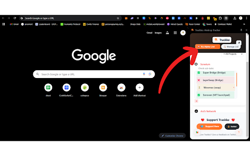 Trackko: Airdrop Tracker :: Track and manage your airdrop tasks All over your all accounts