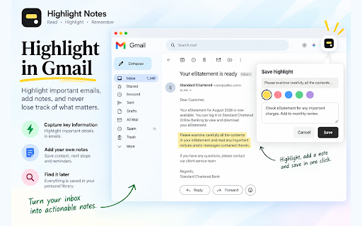 Highlight Notes :: Highlight webpages, add notes, export PDFs, and sync your library across devices with Highlight Notes.