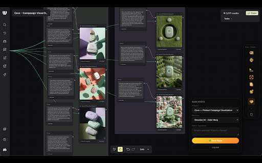 Hold State :: Capture your creative state across AI tools