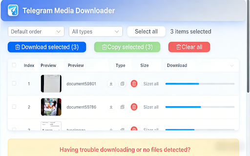 Telegram Media Downloader: TG Video Downloader - TG Download :: Save videos, images and audio files from Telegram Web. Supports single and batch downloads.