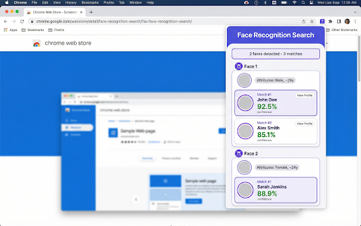 Face Recognition Search :: Upload a photo to detect faces and find similar matches using AI-powered face recognition.