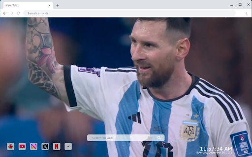 Lionel Messi: Iconic Goal Celebration Live Wallpaper :: Transform your new tab with stunning live HD wallpapers of Lionel Messi's iconic goal celebrations. Experience the excitement d...