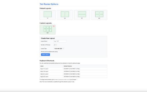 PanePro - Split Screen Layouts :: Resize your tab and the ones to its right into separate, organized windows