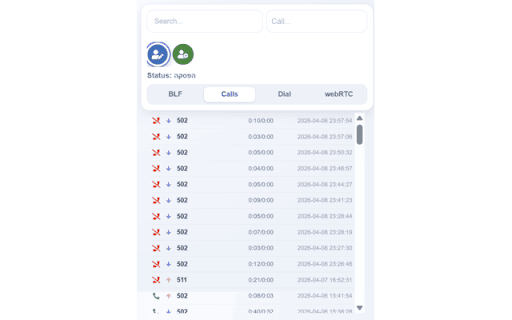 BlueBeNET PhoneBridge :: Unified calling platform: Click2Call, WebRTC, SIP, BLF monitoring, call management, and CRM integration—all in one extension.