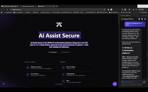Browse With Me :: Premium AI research assistant that shares browser context with LLMs.