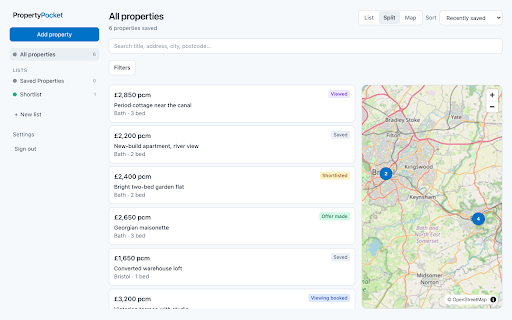 PropertyPocket :: Save property listings from any portal to your PropertyPocket lists.