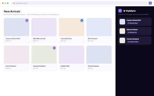 StyleSync :: AI-powered color palette recommender for clothing based on your appearance