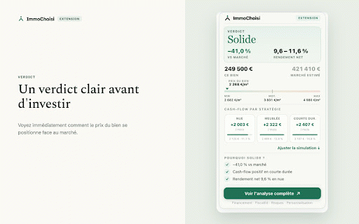 ImmoChoisi Companion :: Extrait automatiquement les annonces immobilières pour ImmoChoisi.