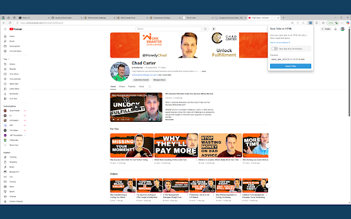 Save Tabs to HTML :: Save all open tabs to a nicely formatted HTML file. You can reopen all tabs from that saved file later.