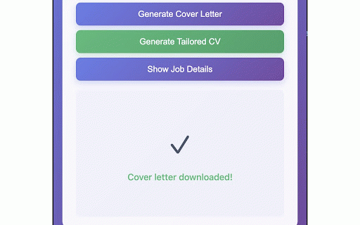 iJobber - AI-Powered Cover Letters & CVs :: Generate tailored cover letters and CVs for job applications using AI