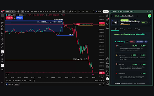 Stonks AI: Your AI Trading Copilot :: Never trade blind again. Stonks AI learns how you trade, delivering personalized AI insights for your strategy.