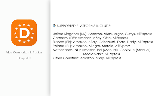 Amazon Price Tracker & Comparison - Europa | Daypu :: Amazon price tracker & comparison for Europe. Compare Amazon, eBay, Argos & Allegro prices across Europe. Get price alerts & save!