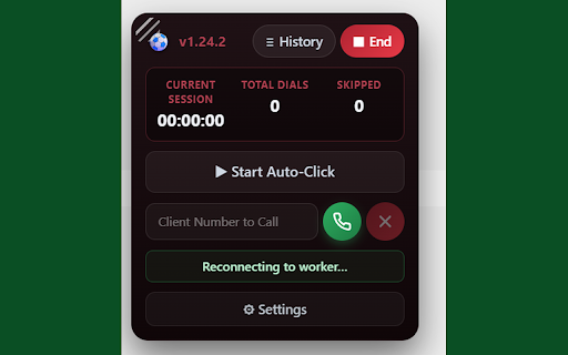 Goal Power Dialer :: Autopilot dialer for Impact CRM agents. WebRTC audio, voicemail detection, auto-disposition, local-presence caller-ID.