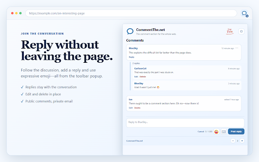 CommentThe.net :: The comment section for the whole web.