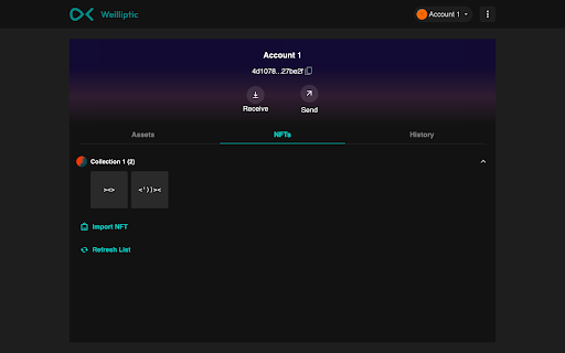 WAuth :: Weilliptic Wallet is the ultimate tool for managing your assets on WeilChain, offering a seamless and secure experience.