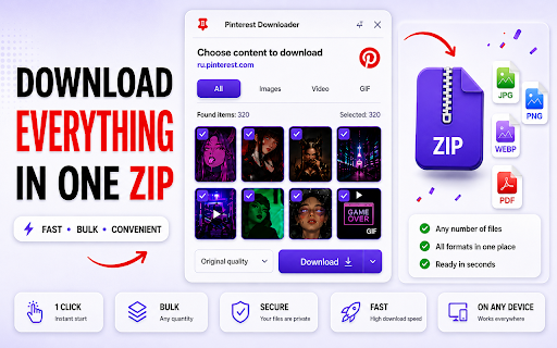 Pinterest Downloader :: Pinterest video downloader - download Pinterest videos, images & GIF. Free Pinterest Downloader to save all pins, pics and photos