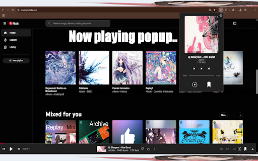 YouTube Music Speed Changer :: Change and remember playback speed on YouTube Music