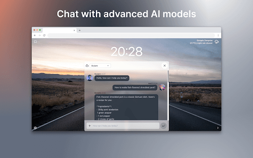 Tabby: AI New Tab :: Tabby is a browser new tab extension that lets you interact with AI on new tab, quickly open web pages and search.