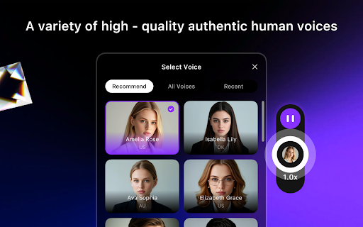 Readify - Lifelike Text to Speech Reader (TTS) :: Readify converts web content to audio via AI TTS (30+ languages), featuring speed control, text highlighting & floating controls.