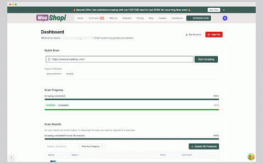 Product Scraper for WooCommerce & Shopify :: Download products from WooCommerce and Shopify stores with ease.