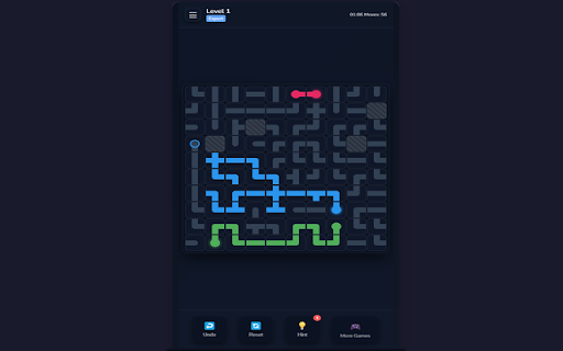 Water Connect: Pipe Puzzle Game :: Connect pipes to guide water from source to sink. A relaxing puzzle game with multiple difficulty levels.