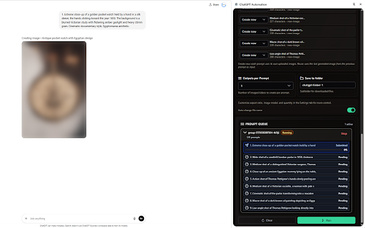 ChatGPT Automation - Auto ChatGPT on chatgpt.com :: Auto ChatGPT for your prompts at scale. Batch generate and auto-download responses and images on ChatGPT.com.
