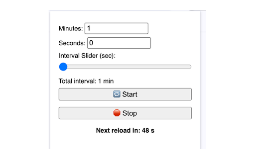 Auto Refresh Toggle :: Start/Stop auto-refresh on the current page