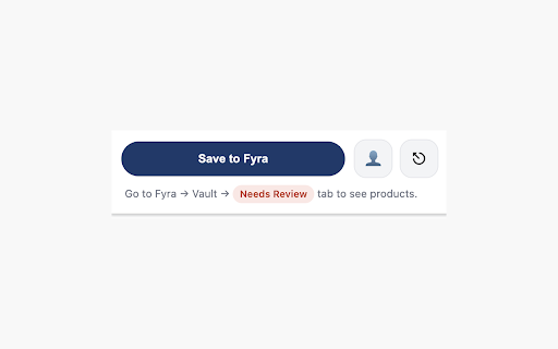 Save to Fyra :: Save product links to Fyra