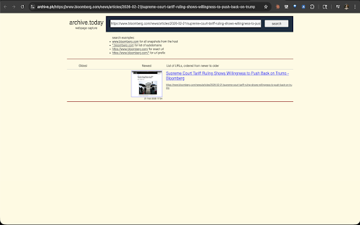 View on Archive.ph :: Open the current page on archive.ph with one click.